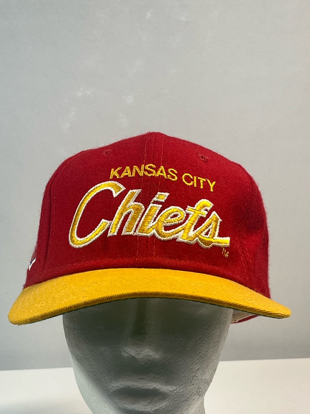 Sports Specialties The Pro Kansas City Chiefs Vintage Wool Fitted Hat Cap 6 7/8